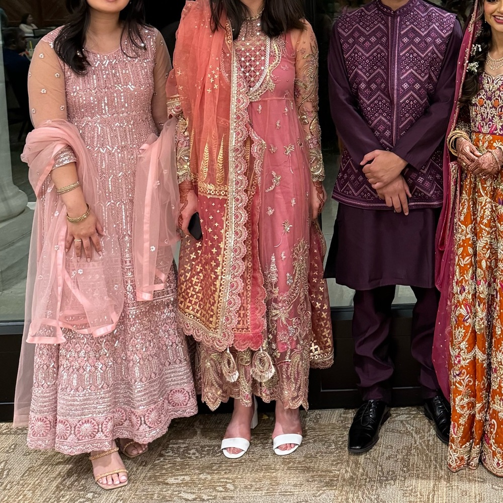 Pink salwar kameez Indian/Pakistani anarkali style